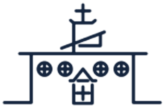 천주교 전주교구 서학동성당 로고